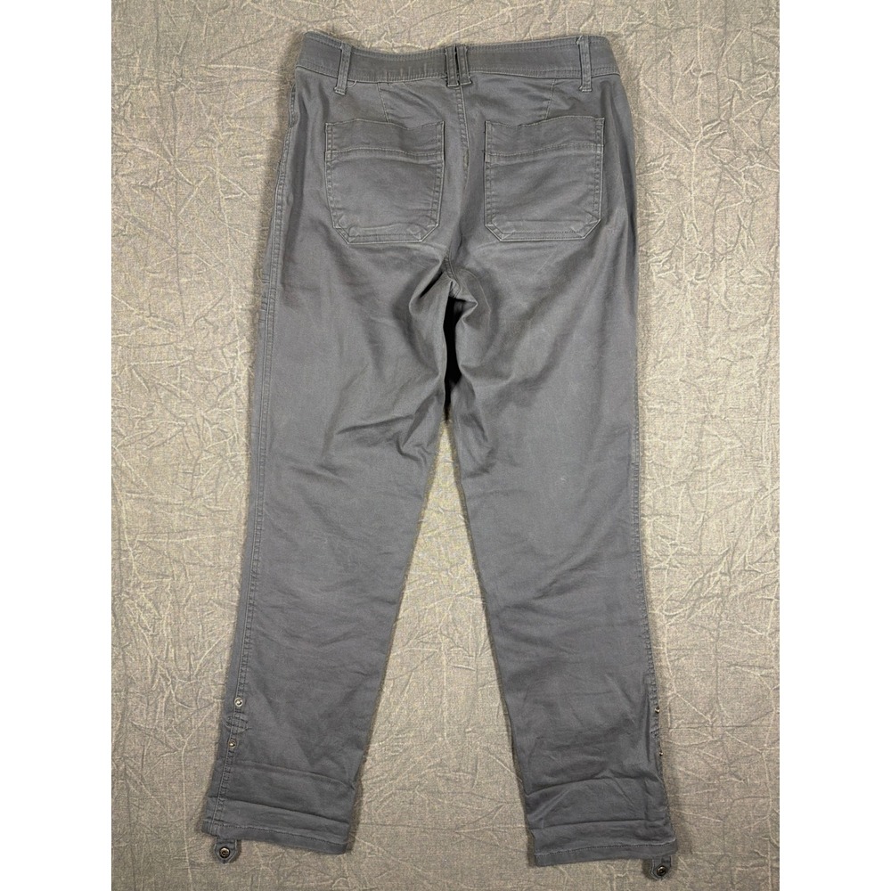Democracy Ab Technology Gray Cargo Pants Womens 6 Utility Snap Hem B2342E8X2XX - Picture 4 of 10